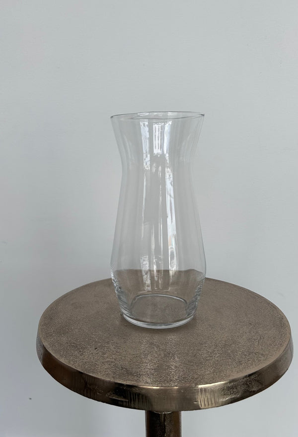 Paragon clear glass vase with flared neck — Flowers Station Winnipeg