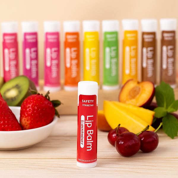 Moisturizing lip balm tubes in fruit and floral flavours — Flowers Station Winnipeg
