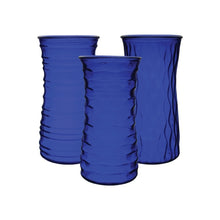 Elegance glass vase deep blue colour option
