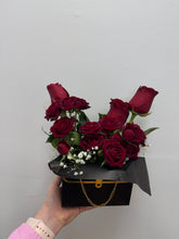 Chic Bloom Bag black handbag floral design