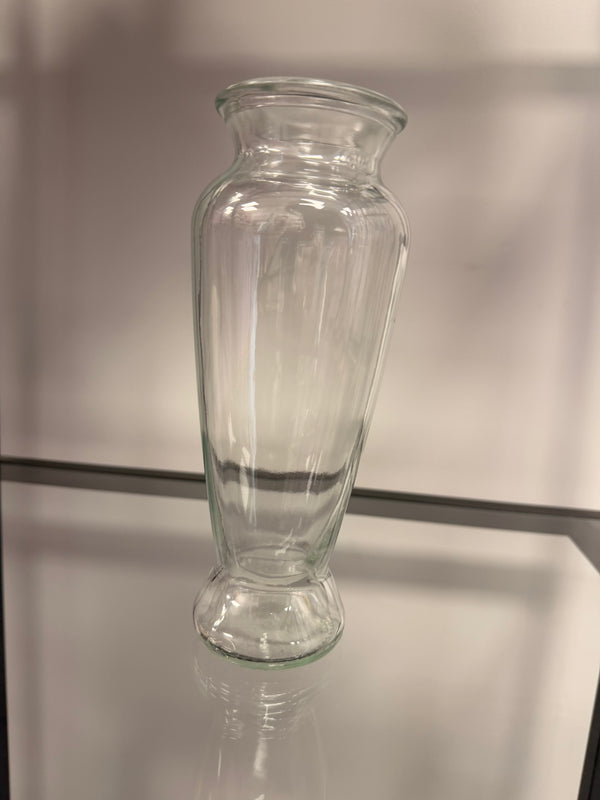 Wavy glass vase