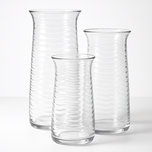 Elegance glass vases clear set for flower arrangements - Flowers Station Winnipeg